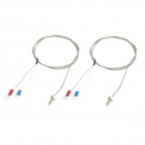 2 x K Type 0-400 Degree Celsius Thermocouple Sensors 0.8M 2.6Ft