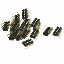 33 Pcs 2.54mm Pitch 5 Position Slide Type SMD Switches