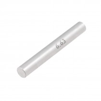 Hole Measuring 6.63mm x 50mm Pin Gage Gauge w Plastic Cylindrical Box