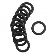 10 Pcs 15mm x 2.5mm Mechanical Rubber O Ring Oil Seal Gaskets