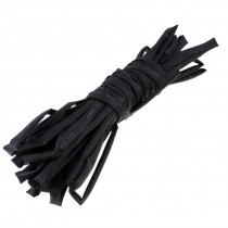Ratio 2:1 Polyolefin 6mm Dia Heat Shrink Shrinkable Tube 10M Black
