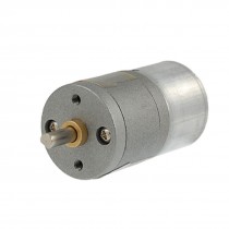 25mm Diameter Gear Box DC 6V 0.12A Speed Reducing Motor