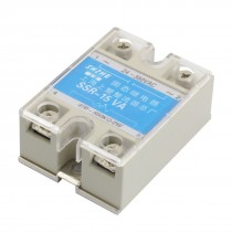 SSR-15VA 15A AC 24-380V Output Covered Adjustable Solid State Module Relay