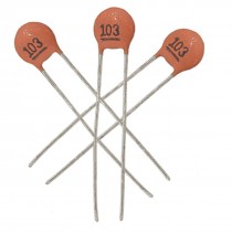 50 x 10000pF 5OV DIP Low Voltage Ceramic Disc Capacitors 