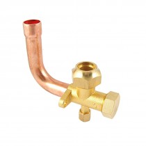 19mm Dia Flare Tube 6mm Hex Inlet Air Conditioner Valve