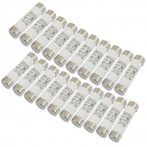 20 Pcs RO16 Series 500V 50A Cylinder Cap Ceramic Fast Blow Fuse Links 14x51mm