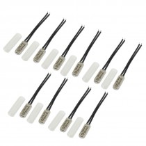 10 Pcs TLRS-9700 45C NC Temperature Control Switch Thermostat Bimetal Disc