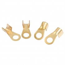 4 x 8 5mm Stud Bare Battery Copper Ring Lug Terminal Wire Connector 60A