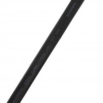Ratio 2:1 8mm Black Polyolefin Heat Shrinkable Tube 1.5M 4.9Ft