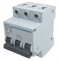 AC 400V Rated Current 50A 3 Pole Miniature Circuit Breaker