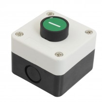 Momentary Green Sign N/O Normal Open Push Button Switch Station AC 600V 10A