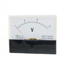 44L1-V AC 0-15V Rectangle Analog Panel Voltmeter Gauge