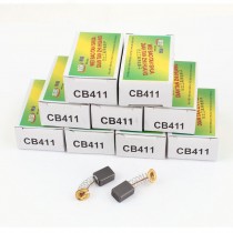 10 Pairs Repair Part Motor Carbon Brush 12 x 9 x 6mm for Hitachi CB411