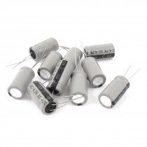 10 Pcs 16V 4 7uF 105C Radial Lead Electrolytic Capacitor 13mm x 25mm