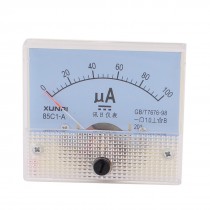 DC 0 100UA Analog Panel Ampere Current Meter Ammeter Gauge 85C1 A