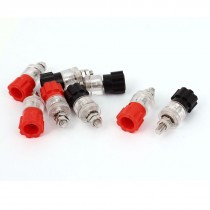 8pcs 5mm Thread Amplifier Terminal Binding Post for 4mm Male Banana Plug Jack