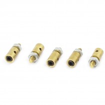 5 Pcs RC Model Hardware 2mm Thread to 1mm Dia Cable Rod Connector Joint