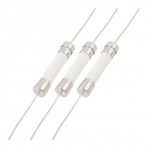 250V 12A 6mm x 30mm Fast Blow Acting Axial Lead Ceramic Fuse 3pcs