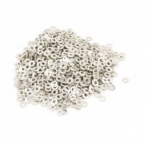 1000pcs 2mmx4mmx0 5mm Spring Screw Flat Metal Washer Spacer Fastener