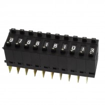 Double Button 0 9 Digital Decimal Scale Setting Coded Pushwheel Switches