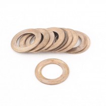 10pcs 20mm OD Copper Flat Washer Ring Seal Fitting Fastener