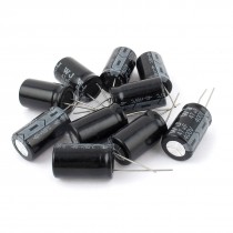 10 Pcs 400V 47uF 105C Radial Lead Electrolytic Capacitor 16mm x 27mm