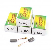 5 Pairs Power Tool Motor Carbon Brush 14 x 8 x 5mm for Hitachi GWS 6 100