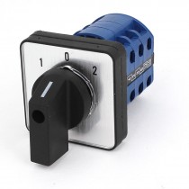 660V 20A 12 Screw Terminal 1 0 2 3 Position Three Pole Rotary Changeover Switch