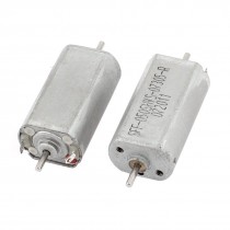 DC 6V 12412RPM RC Hobby Toys Double Shaft Magnetic Micro Motor FF-050SH 2 Pcs
