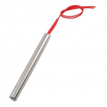 11.4" Red Wire Cartridge Heater 600W 110V 16mm x 150mm