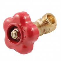 LPG Liquefied Petroleum Gas Angle Stop Valve Coupling 22.6mm x 24mm