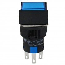1NO 1NC Type Momentary Contact Blue Push Button Switch