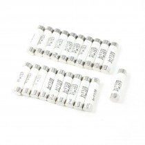 20 Pcs AC500V 40A RO16 RT18 RT14 Ceramic Tube Cylindrical Fuse Link 14mmx51mm