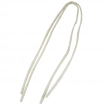 2 Pcs 0.157" Flexible Fiberglass PVC Insulating Sleeve Pipe 37"