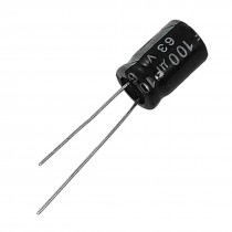 100 Pcs 8x12mm 100uF 63V Polarized Aluminum Electrolytic Capacitor