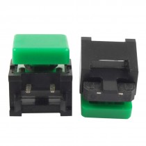 2pcs Momentary Tact Tactile Push Button Switch Right Angle 12 x 12mm x 8mm w Cap