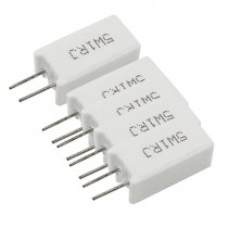 5 x 5W 1 Ohm 1R 5% Radial Lead Ceramic Cement Power Resistors