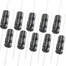 10 Pcs 220uF 35V 105C Aluminum Electrolytic Capacitor 8mmx20mm