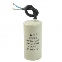 CBB60 AC 450V 20uF Cylinder Shaped Non Polar Motor Capacitor