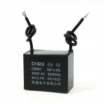 CBB61 3uF AC 450V Polypropylene Film Motor Running Capacitor