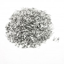 500pcs SNB5.5-5 Fork Type Non-Insulated Spade Cable Terminals for AWG 12-10