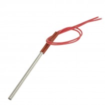6mm x 100mm Stainless Steel Single End Red Wired Cartridge Heater 380V 150W