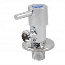 4/5" x 4/5" Thread Quarter Turn Wall Mounted Round Angle Valve