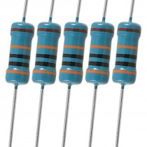 1W 300K Ohm 1% Axial Lead Metal Film Resistors 200 Pcs