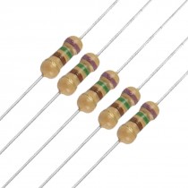 50 x 1/4W 250V 750 Ohm Axial Lead Carbon Film Resistors