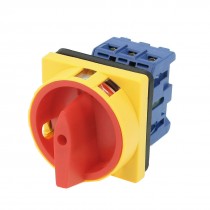 Ui AC 660V Ith 25A 6 Screw Terminals ON/OFF Rotary Combination Switch