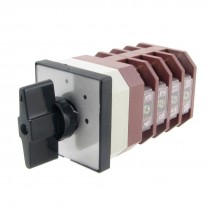AC 380V 220V 4 Position Rotary Cam Universal Changeover Switch 16 Screw Teminals