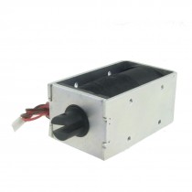 DC 24V 0 3A Open Frame Pull Type Linear Solenoid 3mm Stroke 0 9kg