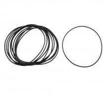 10 Pcs Black Nitrile Rubber O Ring Grommets Seal 124mm x 130mm x 3mm