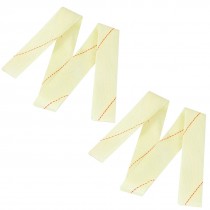 2 Pcs 31.5" 25mm Dia. PVC Fiberglass Insulating Sleeving Sleeve